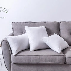 Standard White Bounce-Back Pillow Cushion Core for Sofa & Car Seat