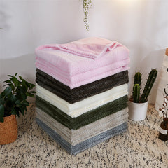 Thick Soft Fleece Baby Blanket – Newborn Swaddle & Stroller Cover