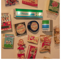 New Home Accessories Japan 711 Family Lawson Light Sign Fridge Magnets Creative Miniature DIY Magnetic Decorations