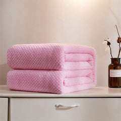 Thick Soft Fleece Baby Blanket – Newborn Swaddle & Stroller Cover