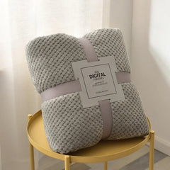 Thick Soft Fleece Baby Blanket – Newborn Swaddle & Stroller Cover