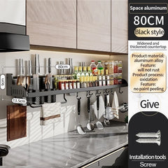 Kitchen Spice & Knife Holder with Spoon and Chopstick Organizer