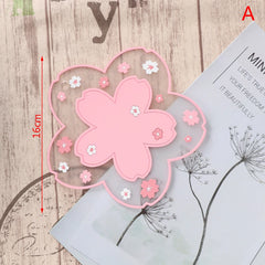 Cherry Blossom Heat Insulation Non-Slip Coaster & Dining Table Mat