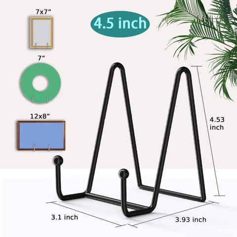 Iron Art Magazine & Dish Display Stand