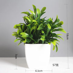 Artificial Eucalyptus Bonsai Potted Plant – Indoor & Outdoor Decor