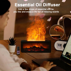 Air Humidifier & Essential Oil Diffuser with LED Light & Remote