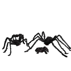 Giant Plush Halloween Spider Decoration – 30 to 200cm