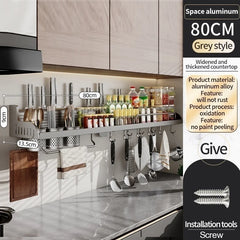 Kitchen Spice & Knife Holder with Spoon and Chopstick Organizer
