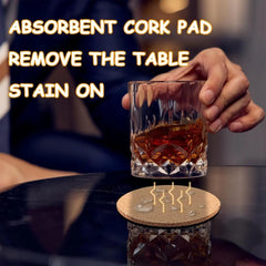 Natural Round Cork Coaster – Non-Slip Heat Insulation Pad