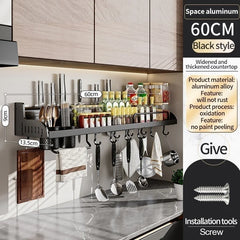 Kitchen Spice & Knife Holder with Spoon and Chopstick Organizer