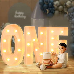 91.5cm Giant LED Letter Light Frame Box – DIY Party Decor