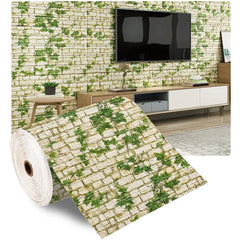 3D Foam Brick Wall Panels – Self-Adhesive Waterproof Wall Decals