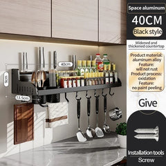 Kitchen Spice & Knife Holder with Spoon and Chopstick Organizer