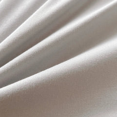 4-Piece Solid Color Brush Fabric Bedding Set – Duvet Cover & Pillowcases