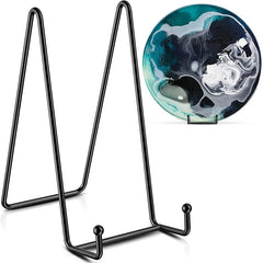 Iron Art Magazine & Dish Display Stand