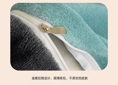 Winter Milk Fleece 4-Piece Flannel Bedding Set