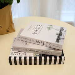 3-Piece Decorative Fake Books Set for Coffee Table & Decor