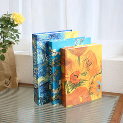 3-Piece Decorative Fake Books Set for Coffee Table & Decor