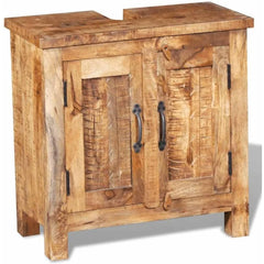 Solid Mango Wood Bathroom Furniture Set