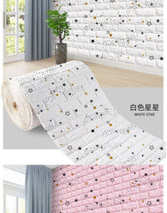 3D Foam Brick Wall Panels – Self-Adhesive Waterproof Wall Decals