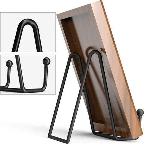 Iron Art Magazine & Dish Display Stand