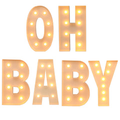 91.5cm Giant LED Letter Light Frame Box – DIY Party Decor