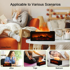 Air Humidifier & Essential Oil Diffuser with LED Light & Remote