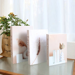 3-Piece Decorative Fake Books Set for Coffee Table & Decor