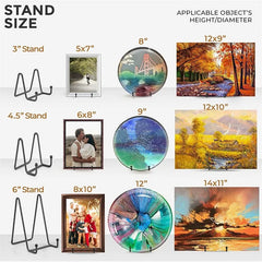 Iron Art Magazine & Dish Display Stand