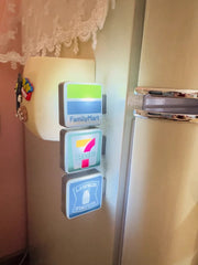 New Home Accessories Japan 711 Family Lawson Light Sign Fridge Magnets Creative Miniature DIY Magnetic Decorations