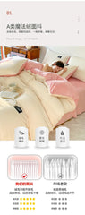 Thick Velvet Winter Duvet Cover – Solid Color Soft Quilt Cover