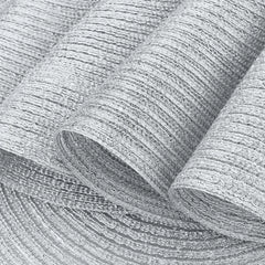 Set of 6 Round Braided Washable Placemats – 34cm Heat Resistant
