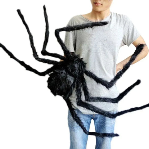 Giant Plush Halloween Spider Decoration – 30 to 200cm