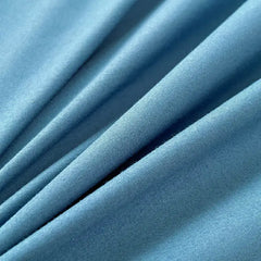4-Piece Solid Color Brush Fabric Bedding Set – Duvet Cover & Pillowcases