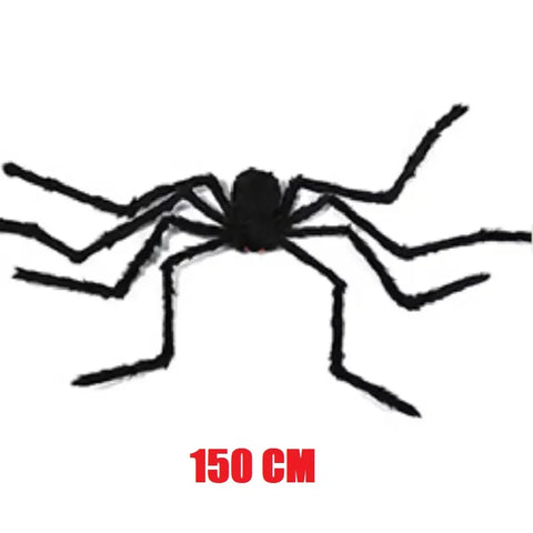 Giant Plush Halloween Spider Decoration – 30 to 200cm