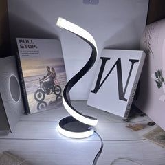 2025 LED Modern Deformable Spiral Bedside Table Lamp