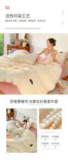 Thick Velvet Winter Duvet Cover – Solid Color Soft Quilt Cover