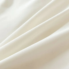 4-Piece Solid Color Brush Fabric Bedding Set – Duvet Cover & Pillowcases
