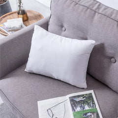 Standard White Bounce-Back Pillow Cushion Core for Sofa & Car Seat