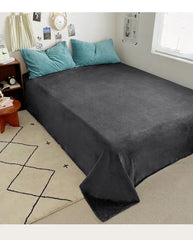 Winter Milk Fleece 4-Piece Flannel Bedding Set