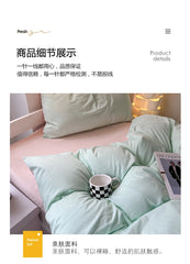 2025 Modern Simple 4-Piece Bed Sheet & Quilt Cover Set