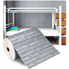 3D Foam Brick Wall Panels – Self-Adhesive Waterproof Wall Decals