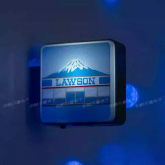 New Home Accessories Japan 711 Family Lawson Light Sign Fridge Magnets Creative Miniature DIY Magnetic Decorations