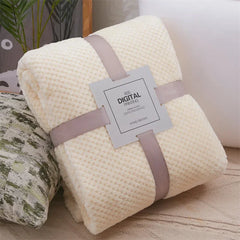 Thick Soft Fleece Baby Blanket – Newborn Swaddle & Stroller Cover