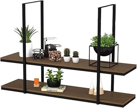 Ceiling Hanging Iron Art Floating Shelves for Plants & Decor