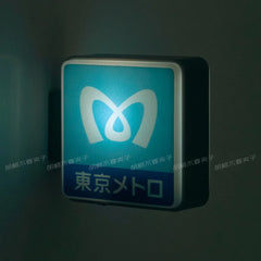 New Home Accessories Japan 711 Family Lawson Light Sign Fridge Magnets Creative Miniature DIY Magnetic Decorations