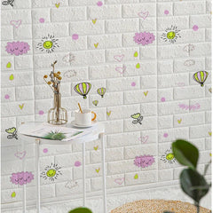 3D Foam Brick Wall Panels – Self-Adhesive Waterproof Wall Decals