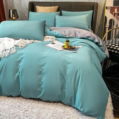 Nordic 100% Cotton Bedding Set – Duvet Cover & Sheet