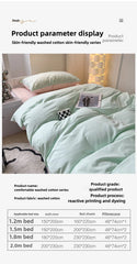 2025 Modern Simple 4-Piece Bed Sheet & Quilt Cover Set