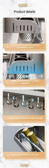 Kitchen Spice & Knife Holder with Spoon and Chopstick Organizer